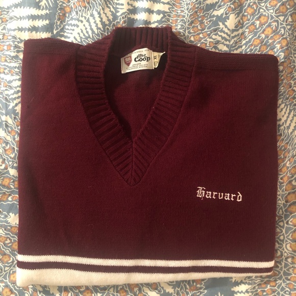 Authentic Vintage Harvard Sweater RARE - Picture 3 of 9